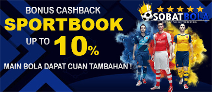 Bonus Cashback Sportbook Up to 10%